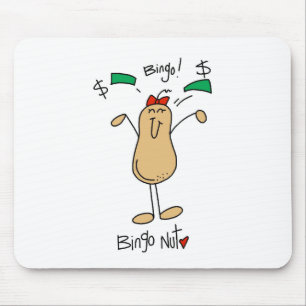 Bingo Nut T-shirts and Gifts Mouse Pad