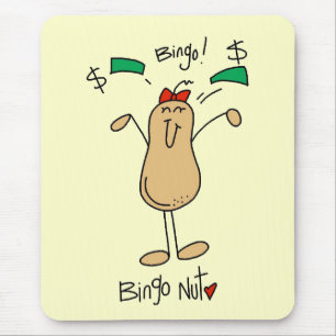 Bingo Nut Tshirts and Gifts Mouse Pad