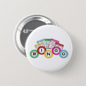 Bingo Pinback Button (Front & Back)