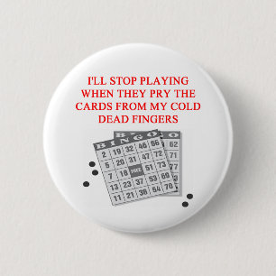 BINGO PINBACK BUTTON