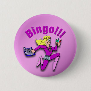 Bingo!!! Pinback Button