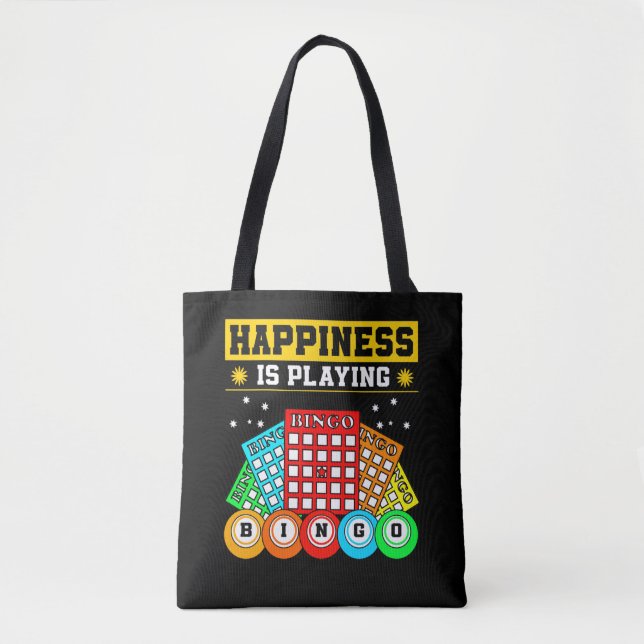 Bingo Player Bingo Gambling Tote Bag (Front)