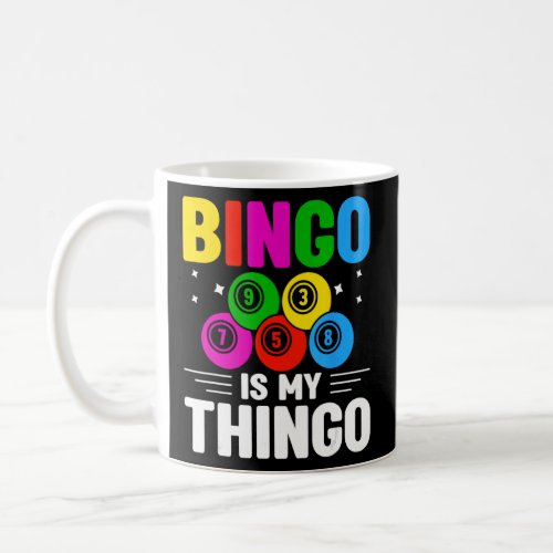 Bingo Player Bingo Halls Casino Game Card Game Bin Coffee Mug
