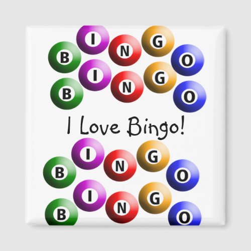 Bingo Player I Love Bingo Magnet