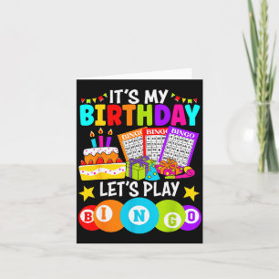 Bingo Player It's My Birthday Let's Play Bingo Xma Card
