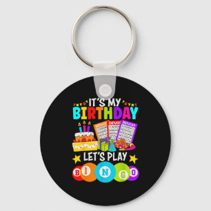 Bingo Player It's My Birthday Let's Play Bingo Xma Keychain