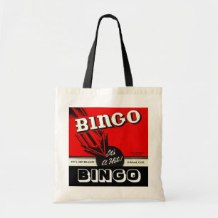 Bingo Players Bag Retro Style Bingo Totes Tote Bag