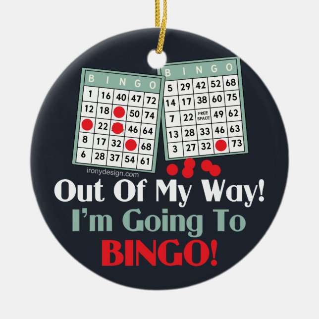 Bingo Players Ceramic Ornament (Front)