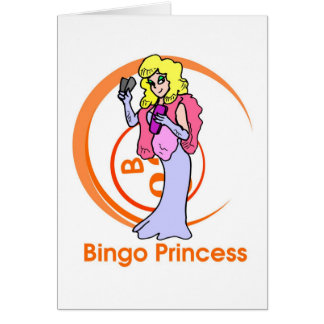Bingo Princess - open message Cards