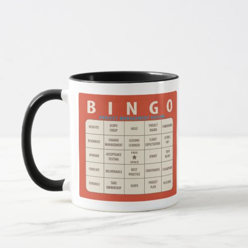 Bingo Project Management Edition Mug