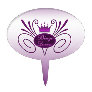 Bingo Queen #3 Cake Topper