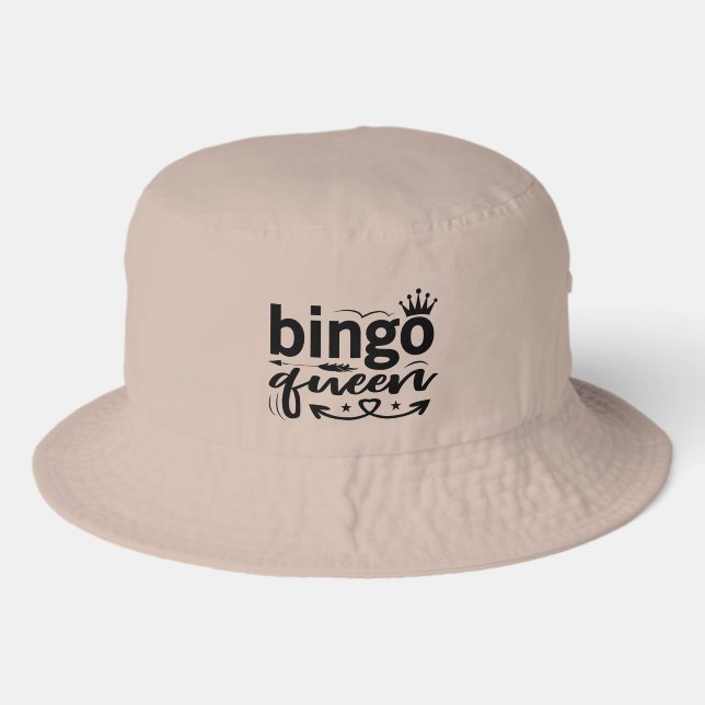 Bingo Queen Bucket Hat (Front)