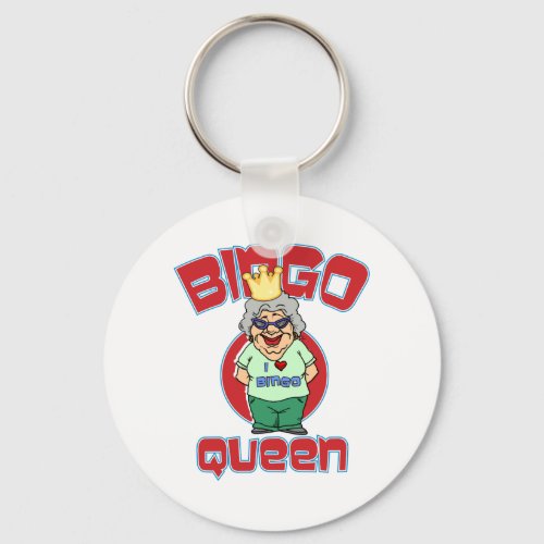 Bingo Queen _ Customize Keychain