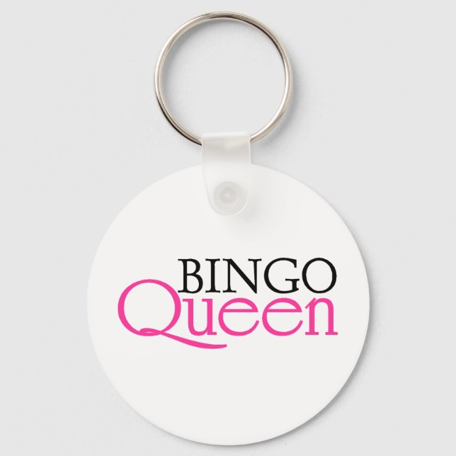 Bingo Queen Keychain (Front)