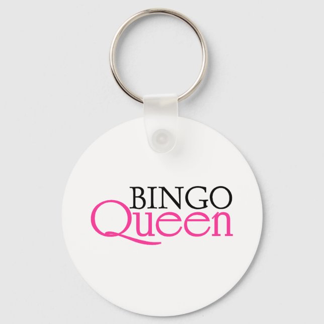 Bingo Queen Keychain (Front)