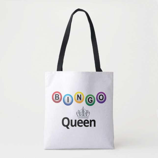 Bingo Queen Tote Bag (Front)