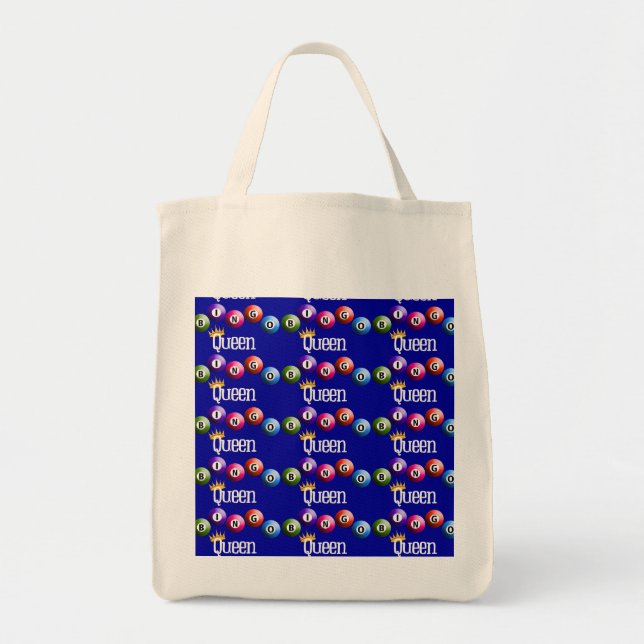 Bingo Queen Tote Bag (Front)