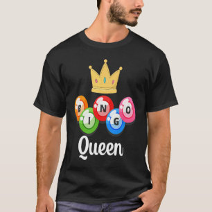 Bingo Queen Womens  Bingo Player  Caller T-Shirt