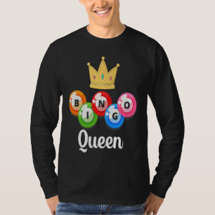 Bingo Queen Womens  Bingo Player  Caller T-Shirt