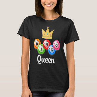 Bingo Queen Womens  Bingo Player  Caller T-Shirt