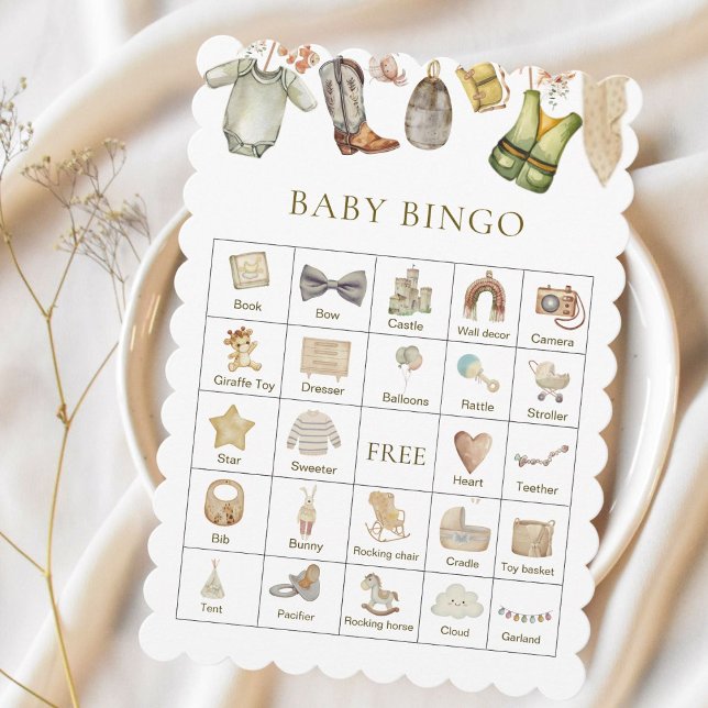 Bingo Reel Excited Fishing Baby Shower Game (Creator Uploaded)