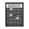 Bingo Save the Date Black & White Postcard