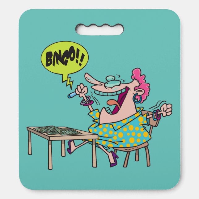 Bingo Seat Cushion (Front Vertical)
