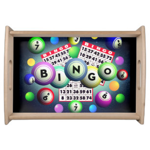 Bingo serving tray
