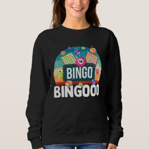Bingo Shake Casino Gambling Grandpa Lottery Dauber Sweatshirt