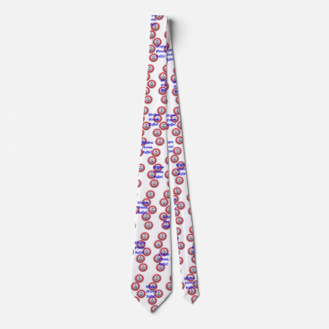 Bingo! Shake those Balls! Bingo Player Neck Tie (Front)