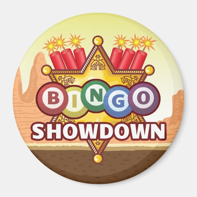 Bingo Showdown Magnet (Front)