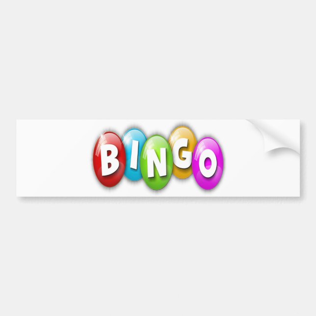BINGO sign Bumper Sticker (Front)