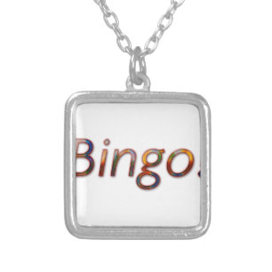 Bingo! Silver Plated Necklace