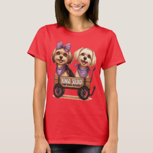 Bingo Squad Tshirt with Two Cute Dogs