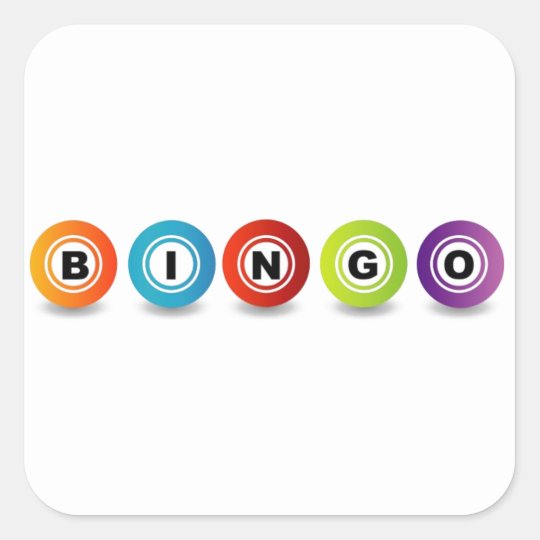 Bingo Square Sticker | Zazzle.com