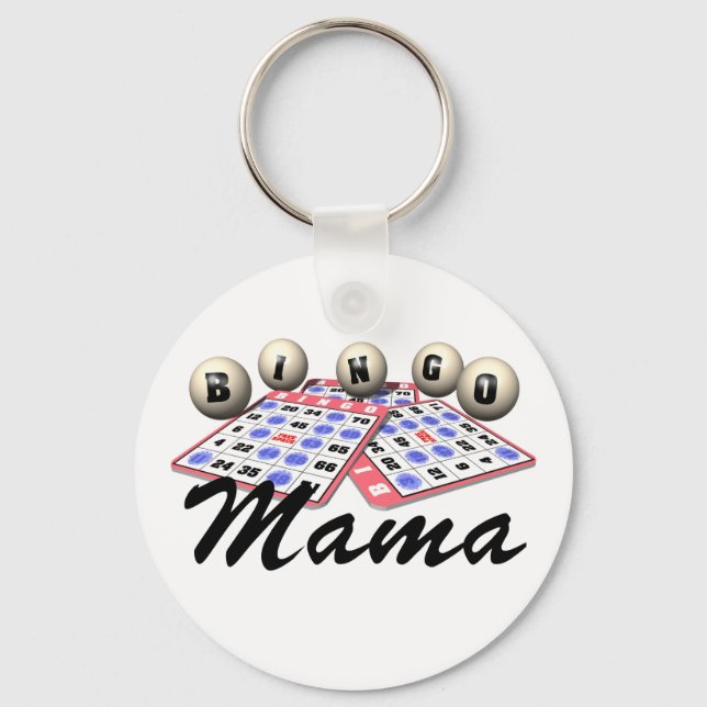 Bingo T-shirts and Gifts. Keychain (Front)