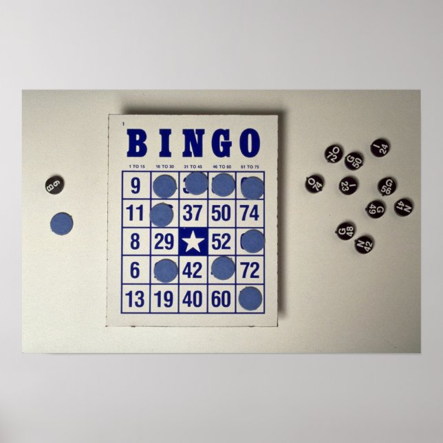 Bingo the gambling game poster (Front)