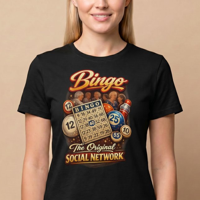 Bingo: The Original Social Network T-Shirt (Creator Uploaded)