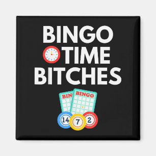 Bingo Time Es Funny Bingo Player Game Lover Gift H Magnet