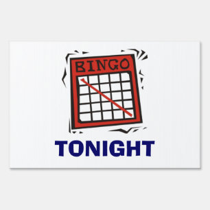 Bingo Tonight Sign