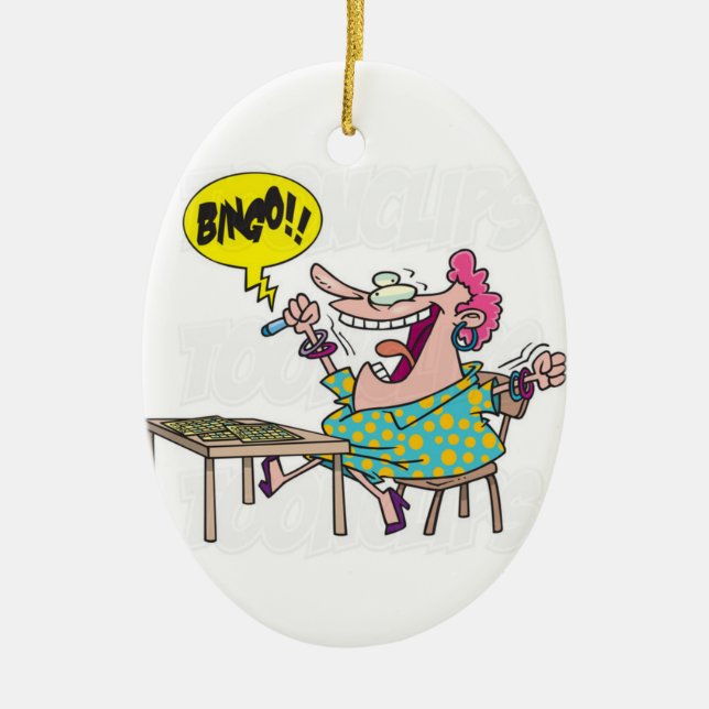 Bingo tree ornament (Front)