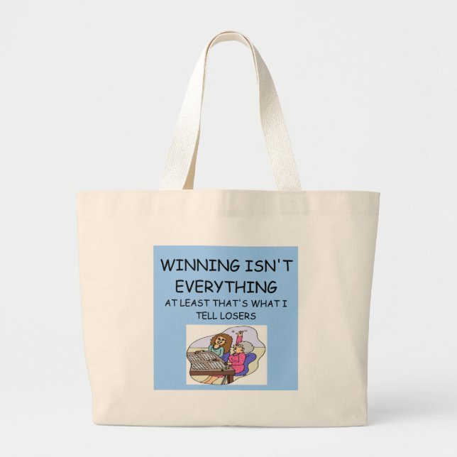 BINGO winner Large Tote Bag (Front)