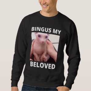 Bingus Is Calling My Beloved Hairless Sphinx Cat Sweatshirt