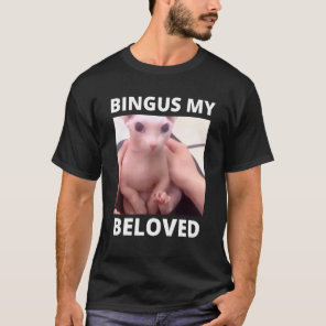 Bingus Is Calling My Beloved Hairless Sphinx Cat T-Shirt