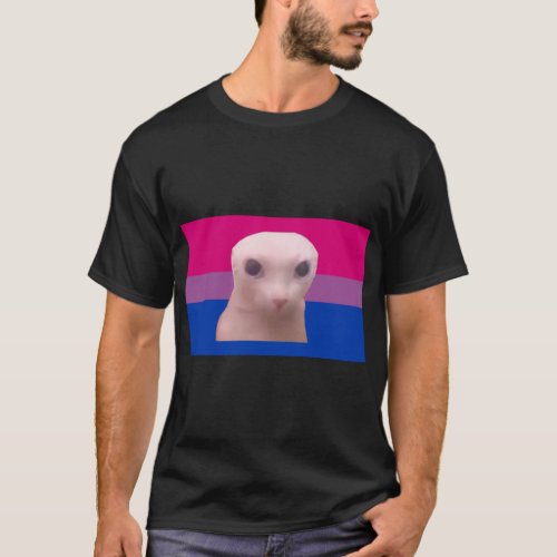 Bingus My Beloved Bisexual Flag    T_Shirt