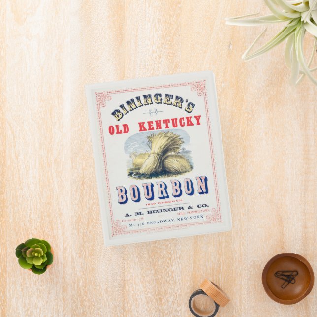 Bininger's Old Kentucky Bourbon 1849 Reserve. Mini Binder (InSitu)