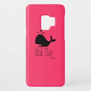 Bink Thig™_black-on-red Whale Case-mate Samsung Galaxy S9 Case by UCanSayThatAgain at Zazzle