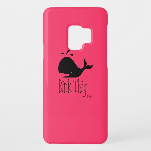 Bink Thig_Black_on_Red Whale Case_Mate Samsung Galaxy S9 Case