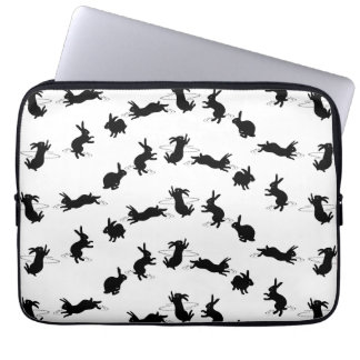 Binky Bunnies Laptop Sleeve (choose colour)