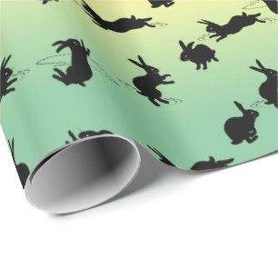 Binky Bunnies Wrapping Paper (Rainbow)